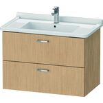 Duravit Waschtischunterbau XBASE 2 Schubkästen 560x800x468mm eiche natur