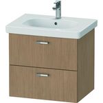 Duravit Waschtischunterbau XBASE 2 Schubk 560x600x458mm europäische eiche