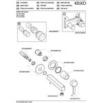 Keuco EH-WT-MI EDITION 90 SQUARE UP vc 246mm
