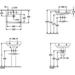 V&B Waschtisch O.NOVO 550x460mm ohne ÜL we