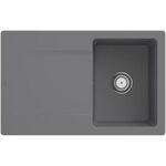 V&B Spüle SILUET 45 800x510mm Handbet. stone