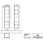 V&B Hochschrank SUBWAY 3.0 400x1710x362mm 1x of f A re G. Vo b Br w