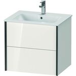 Duravit Waschtischunterbau XVIU 560x610x480mm Prof. sw ma weiß hochglanz