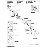 Keuco Umstellventil IXMO UP f 3 Verbr Rosette rund sw ma