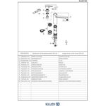 Kludi Spültisch-Einhandmischer M2 DN 15 chrom