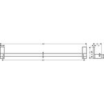 Handtuchhalter AXOR UNIVERSAL 800mm polished nickel