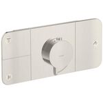 Fertigmontageset AXOR ONE f UP-Thermostat 3 Verbr Stain st optic