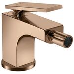 Einhebel-Bidetmischer AXOR CITTERIO m ZAG Hebelgriff polished red gold