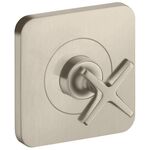 Abstelllventil AXOR CITTERIO E Unterputz 12x12 brushed nickel