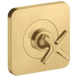 Abstelllventil AXOR CITTERIO E Unterputz 12x12 brushed gold optic