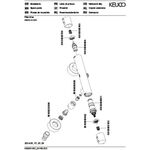 Keuco Thermostat-Brausemischer PLAN BLUE AP schwarz matt