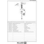 Kludi Waschtisch-EHM PURE&SOLID EcoPlus, mit Ablaufgarnitur 100mm chrom