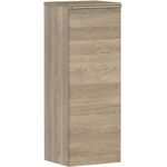 HG Halbhochschrank Xelu Q 1065x400x370mm eiche natur Griff chrom