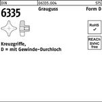 Kreuzgriff DIN 6335 Gewindedurchloch D 100 M20 Grauguss 5 Stück - VPE: 5