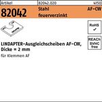 Ausgleichsscheibe R 82042 AF M16 CW Stahl feuerverz. 1 Stück LINDAPTER