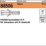 Dübel R 88506 M6 S/40 Nylon 100 Stück FISCHER - VPE: 100