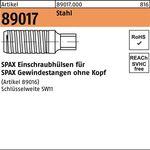 Einschraubhülse R 89017 f.Gewindestangen Stahl 1 Stück SPAX