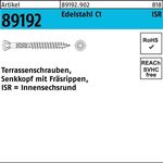 Terrassenschraube R 89192 SEKO ISR TG 5x 40/26-T25 C1 200 Stück - VPE: 200