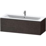 Duravit Waschtischunterbau L-CUBE 1220x481mm 1 Ausz. we hgl La ES NB mitte