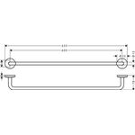 Badetuchhalter AXOR Universal Circular, 600mm chrom