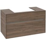 V&B Waschtischunterschrank COLLARO 100x54,8x50cm WT mttg m LED-B. Ar Oak