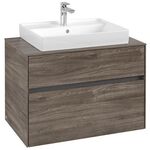 V&B Waschtischunterschrank COLLARO 800x548x500mm WT mttg Stone Oak