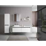 Duravit Waschtischunterbau Ketho.2 1600x459x550mm Be links weiß hochglanz