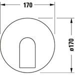 Duravit Fertigmontageset Tulum by Starck Einhebel-Brausemischer, Unterputz chrom