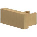 V&B Handbrausehalter UNIVERSAL SHOWERS 44x80x35mm, eckig brushed gold