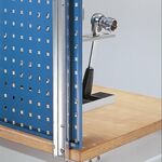 Werkbankhalterung f.Platten-L.1500/2000mm f.Loch-/Schlitzplatten Rasterplan
