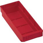 Regalkasten L300xB120xH65mm rot PP KAPPES