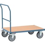 Plattformwagen Ladeflächen L1200xB800mm STA taubenblau Trgf.600kg PROMAT