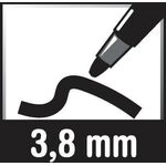 Faber-Castell Trockenmarker 2251 115901 3,8mm weiß