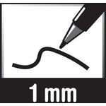 Paper Mate Kugelschreiber Flexgrip Ultra RT S0190393 M schwarz