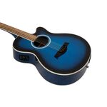 DIMAVERY AW-400 Westerngitarre, blueburst