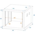 ROADINGER Stahl-Rack SR-19, 8HE