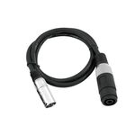 OMNITRONIC Adapterkabel Speaker(F)/XLR(M) 1m sw