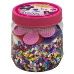 HAMA Dose pink+farbige Platten 4000Stück