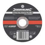 Silverline - Robuste Metalltrennscheibe, flach