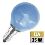 Tropfenlampe PHILOS P45 Speziallampe E14, 230V, 25W, stossfest, blau