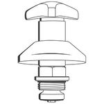 Grohe Oberteil Trecorn-Griff 1" Mark rot chr