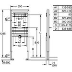 Grohe Waschtisch-Element RAPID SL f Wandbatterie Schallschutz