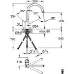 Grohe Einhand-Spültischbatterie CONCETTO 1/2Zoll ho Ala ND chr