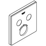 Grohe Rosette SMARTCONTROL moon white, eckig, für UP-THM mit 2 ASV