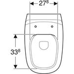 Geberit Stand-Tiefspül-WC CITTERIO wandb. geschlossene Form Rimfree weiß KT