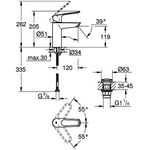 Grohe EH-WTbatt EUROSMART 1/2Zoll M-Size chr