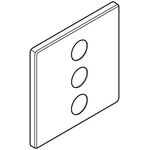 Grohe Rosette eckig, für SmartControl supersteel
