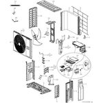 BOSCH Klimagerät CL5000M 79/3 E Multisplit Außeneinh. 673x890x342 7,9kW