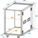ROADINGER Rack Profi 20HE 45cm mit Rollen