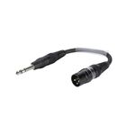 SOMMER CABLE Adapterkabel XLR(M)/Klinke stereo 0,15m